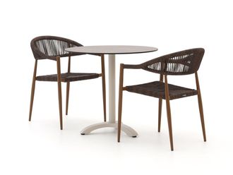 Manifesto Furniture Manifesto Belpasso/Lisio &oslash;80cm dining tuinset 3-delig stapelbaar