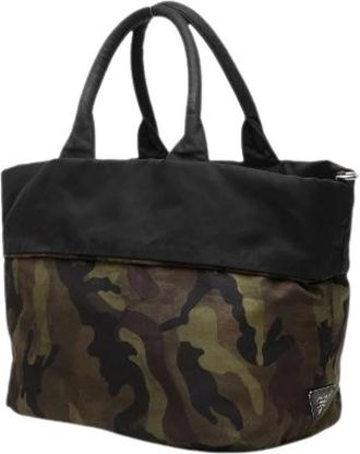 Prada Pre-owned Nylon 2way Bag - Dames - Vintage Shopper - Groen - ONE Size - Nylon - Vintage