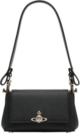 Vivienne Westwood Hazel Kleine Portemonnee - Dames - Schoudertassen - Zwart - ONE Size - Tassen