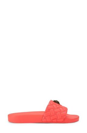 Kurt Geiger Meena Eagle Glitter Slide Sandal in Orange at Nordstrom, Size 7.5Us