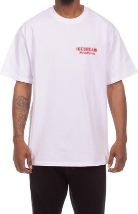 Icecream Safe Cotton Graphic T-Shirt in White at Nordstrom, Size Xx-Large