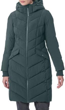 Bernardo Hooded Walker Coat in Urban Grey at Nordstrom Rack, Size X-Small
