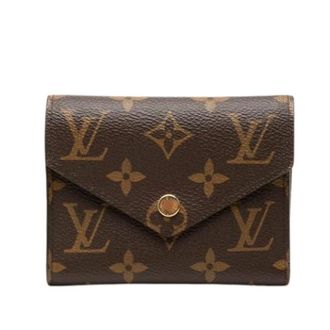 Louis Vuitton Pre-owned Tri-fold Portemonnee - Dames - Pre-owned - Bruin - Maat: ONE Size