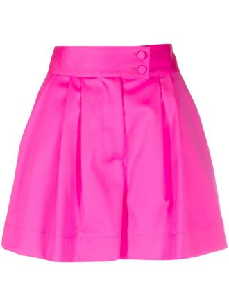 Styland Shorts con pieghe - Rosa