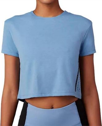 Fox Womens Shadowboxer Tech Tee In Dusty Blue