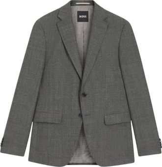 HUGO BOSS H-Hutson-251 Jas - Heren - Business blazers - Grijs - XL - Kostuums