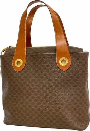 Celine Brown Pvc Tote Bag (Pre-Owned)