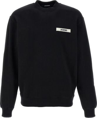 Jacquemus Heren, Sweatshirts & Hoodies, Zwart, Maat: L