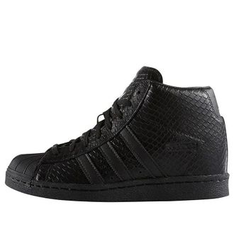 adidas (WMNS) adidas originals Superstar Up Non-slip Wear-Resistant High-Heeled Sneakers Black S76404