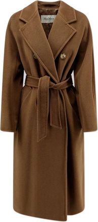 Max Mara Abrigo Madame 101801 - Coats - Mujer - Marr&oacute;n - S