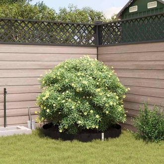 Berkfield Home Root Barrier with Connecting Rails Black 1x10 m 1, 5 mm HDPE