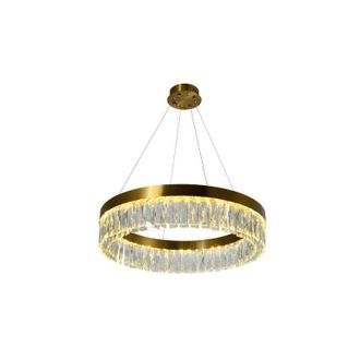 OEM Villach - L&aacute;mpara Colgante, Ara&ntilde;a Redonda De Cristal, 60 Cm