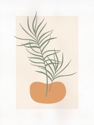 Komar Bild »Tangerine Feeling« Natur 1 Stk. tlg. Wandbild zur Dekoration - ohne Rahmen