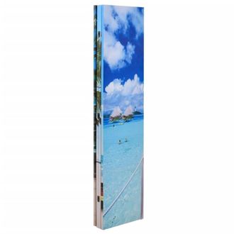 Berkfield Home Decorative Folding Room Divider 160x170 cm Beach