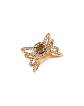 Le Vian Chocolate Center Gladiator 14K Rose Gold 1.82 ct. tw. Diamond Ring