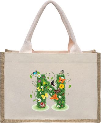 Generic Tote Bags for Women - Stylish Womens Tote Bag for Mom Shopping Beach and Daily Durable Fashionable Carryall Handbag with Letter Design