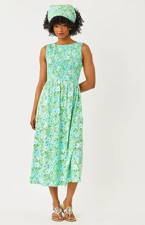 Lilly Pulitzer Finnley Smocked Midi Dress