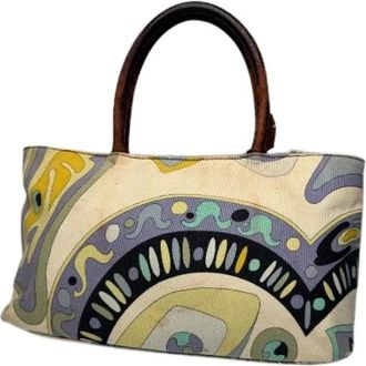 Emilio Pucci Pre-owned Handbag - Dames - Vintage Handtas - Veelkleurig - ONE Size - Leer - Vintage