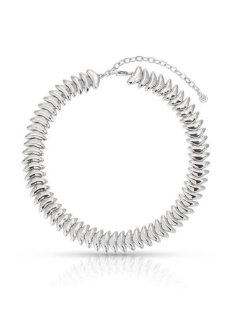 Ettika Womens Metal Moderna Necklace In Silver