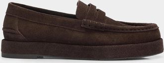 Pedro Garcia Sergia Suede Penny Loafers