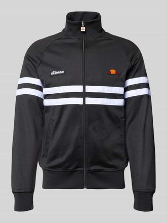 Ellesse Sweatjacke aus Baumwoll-Mix Modell RIMINI in Black, Gr&ouml;&szlig;e XL