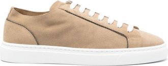 Doucal's Monili Chain-Detail Suede Sneakers