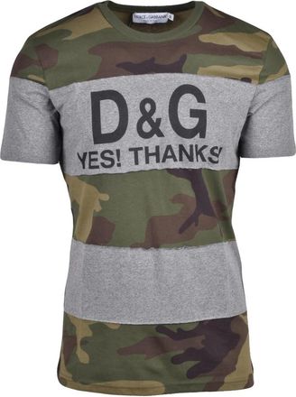 Dolce & Gabbana Heren, Tops, Veelkleurig, Maat: S Katoen
