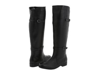 Type Z Soha Wide Calf Womens Dress Pull-on Boots Black Calf : 10 M, Leather