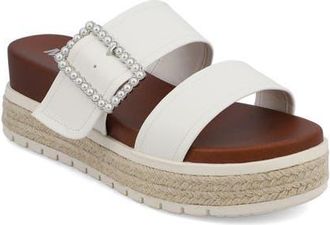 Mia Kika Platform Sandal in White at Nordstrom, Size 6