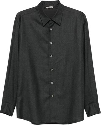 Auralee Camicia a maniche lunghe - Grigio