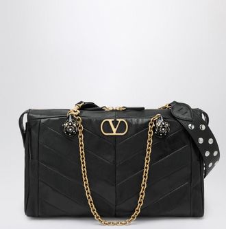 Valentino Garavani Panthea Bag In Chevron-Pattern Nappa