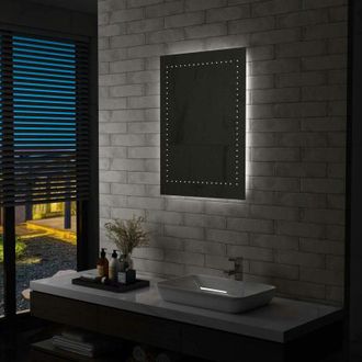 vidaXL Espejo de pared LED para baño de 60x80 cm