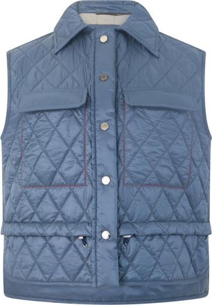 Moorer Dames, Jassen, Blauw, Maat: XS Leer