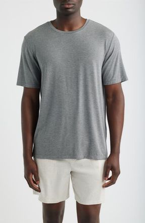 Nordstrom Moonlight Eco Stretch Modal Pajama T-Shirt in Grey Dark Heather at Nordstrom, Size X-Small