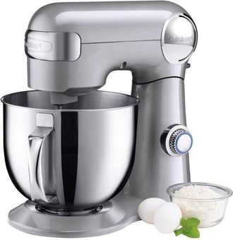 Cuisinart 6038651 5.5 qt. Precision Master Metallic Chrome 12 Speed Stand Mixer