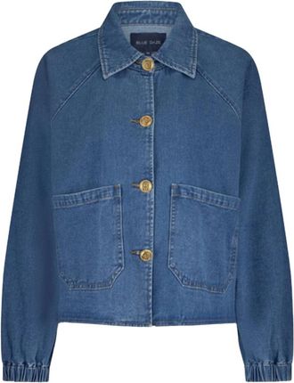 Summum Dames, Jassen, Blauw, Maat: 3XL Denim