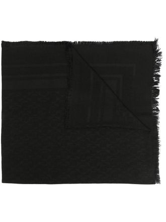 Elisabetta Franchi Sciarpa con stampa - Nero