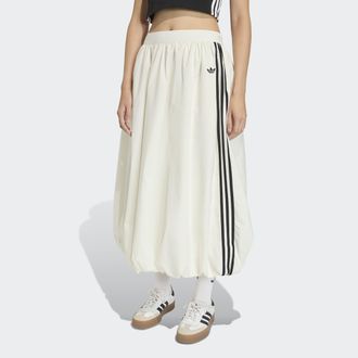 adidas Sweatrock ADIDAS ORIGINALS OON LONG SKIRT, Damen, Gr. 36, sanftes wei&szlig;, Obermaterial: 100% Polyester, R&ouml;cke Sweatrock