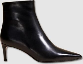 Mi-Mai Noura Low Heel Ankle Boot in Black at Nordstrom, Size 10