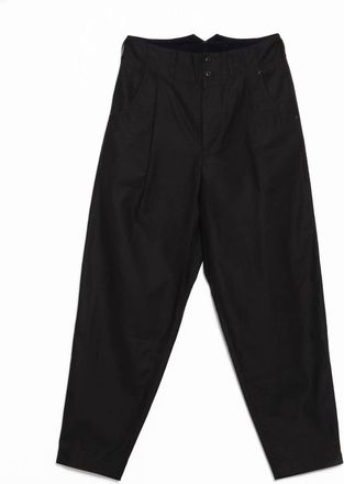 Nicholas Daley Mens Pleated Trousers In Black