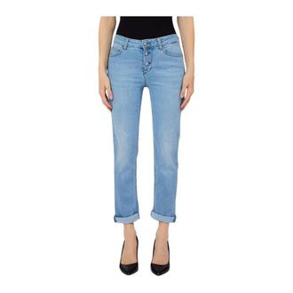 Liu Jo Cropped Jeans, female, Blue, Size: W26 Monroe Cropped Jeans