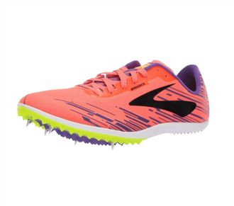 Brooks Womens Mach 18 Shoes In Coral/purple/black