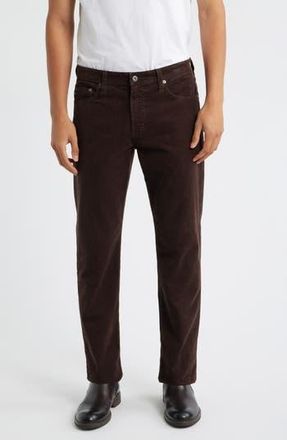AG - Adriano Goldschmied Everett Straight Leg Corduroy Pants in Raw Umber at Nordstrom Rack, Size 30 X 34