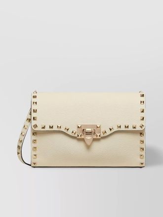 Valentino Garavani small leather shoulder bag with rockstud embellishment