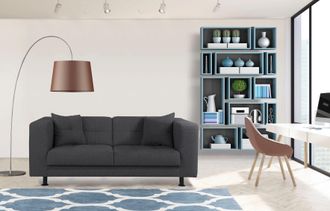 HOME AFFAIRE 2-Sitzer »Bengo« mit Steppung im Sitz- und Rückenbereich, incl. Zierkissen