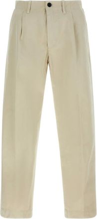 Incotex Straight Trousers, male, Beige, W31, Cotton Trousers