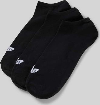 adidas Originals Sneakersocken mit Logo-Print im 3er-Pack in Black, Gr&ouml;&szlig;e 39-42