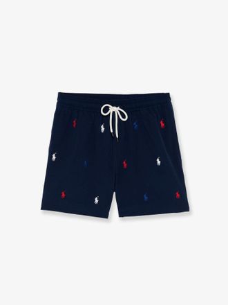 Ralph Lauren Boxer mare in nylon con logo ricamato all-over - POLO RALPH LAUREN - gender_Man