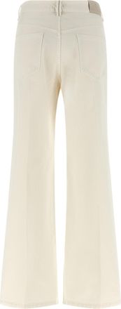 Brunello Cucinelli Womens White Cotton Relaxed Fit Jeans Clothing