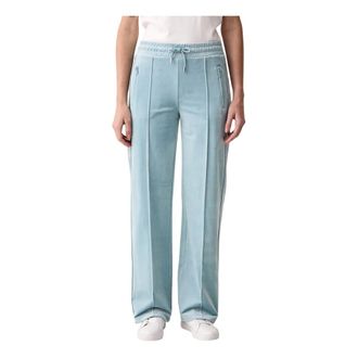 Guess Amalia Sweatpants - Dames - Broeken - Blauw - Maat: S Velours